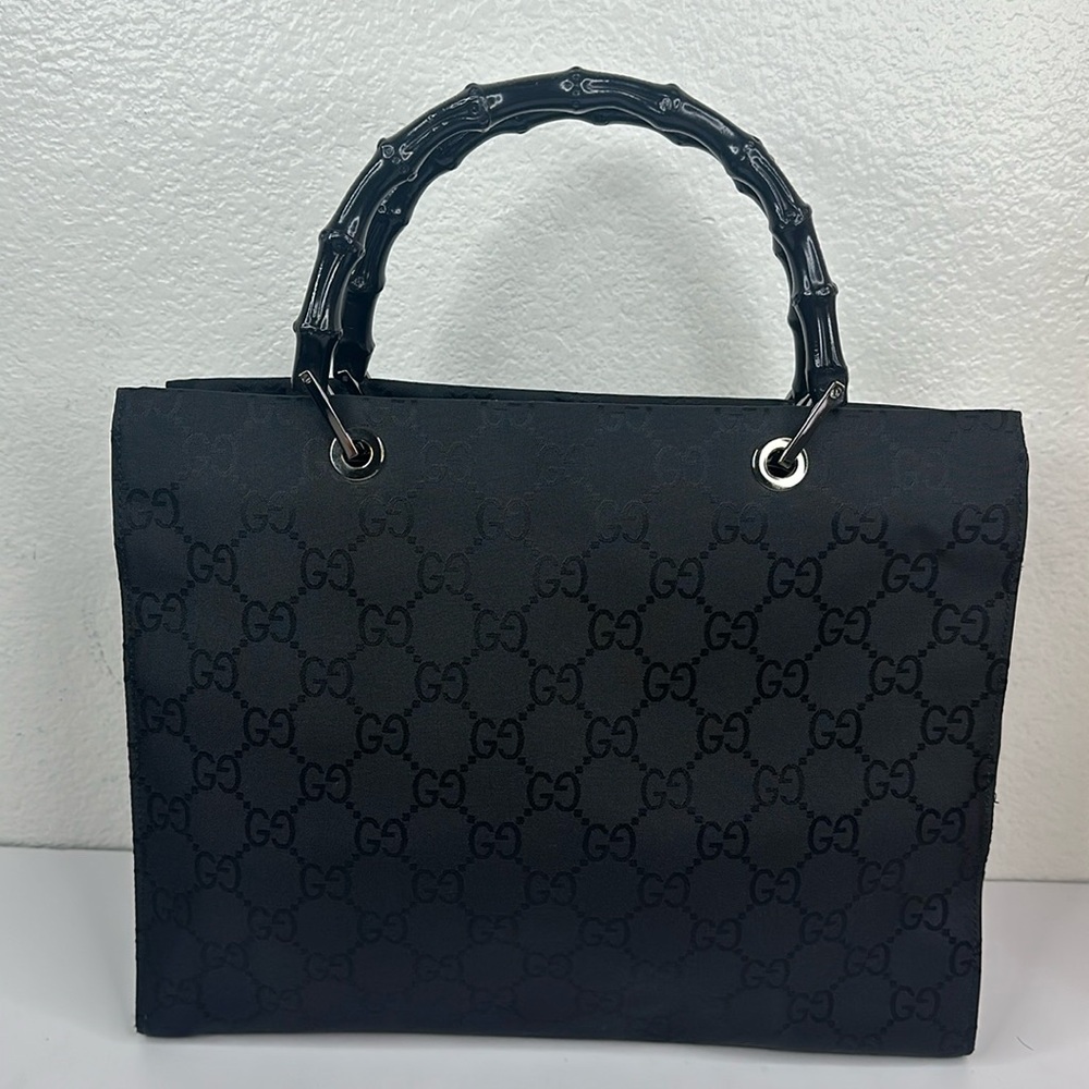 Gucci bamboo handle bag